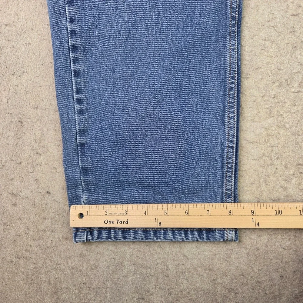 Levi's 505 Jeans Mens 38x32 Blue Denim Regular Fit 100% Cotton Straight Leg